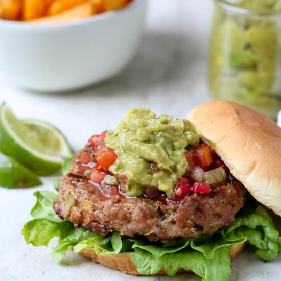 Chili Lime Turkey Burgers