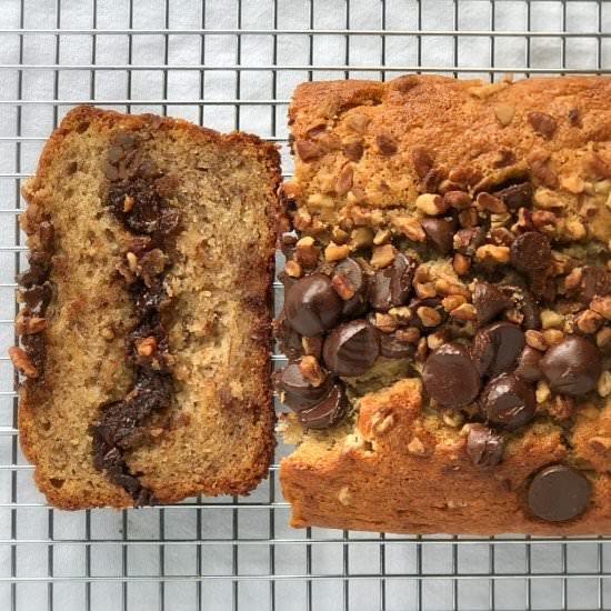 Super-Moist Chocolate Banana Bread