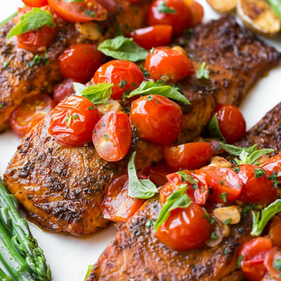 Broiled Salmon