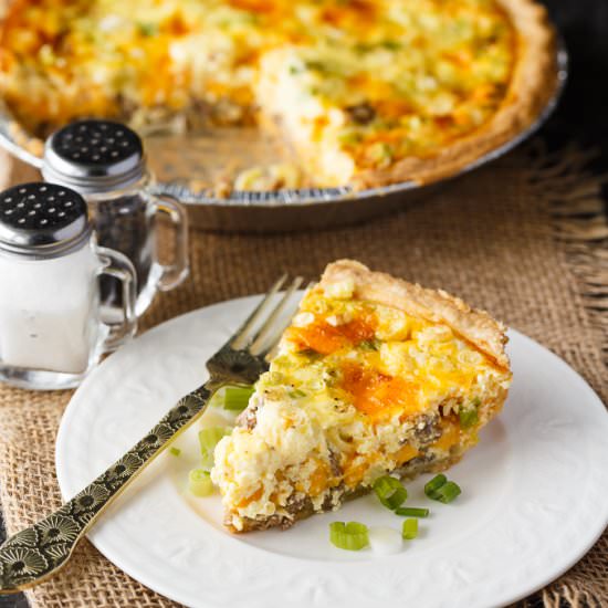Hamburger Quiche