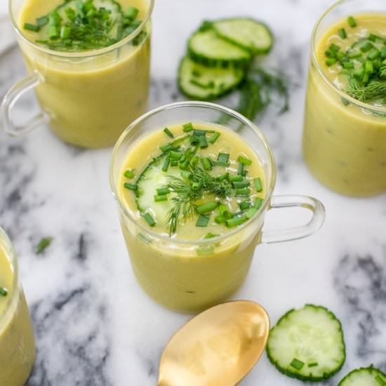 Creamy Cucumber Yogurt Soup