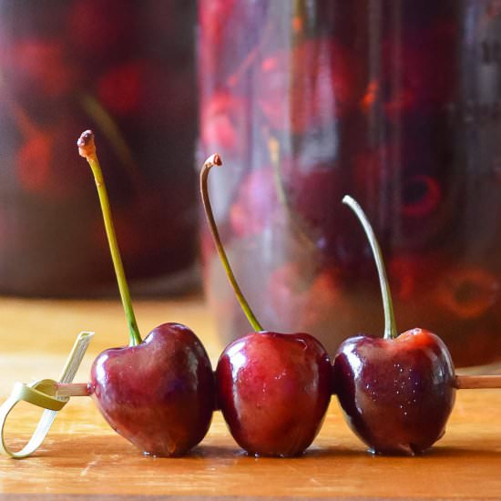 Whiskey Soaked Cherries