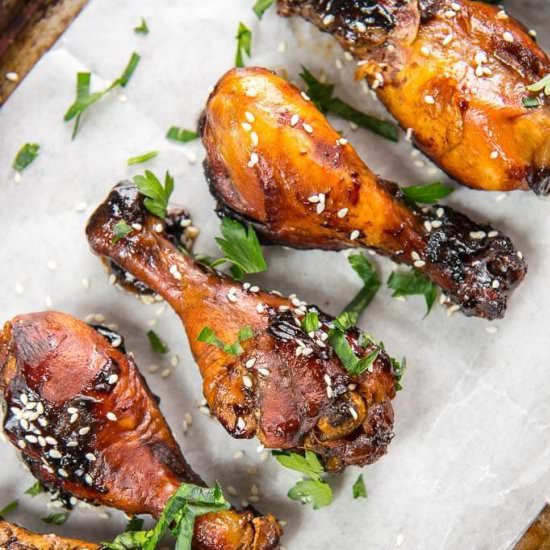 Sticky Chicken Drumsticks