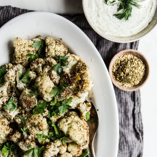 Za’atar Roasted Cauliflower