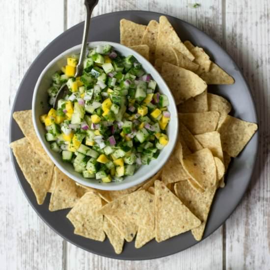 Mango Cucumber Salsa