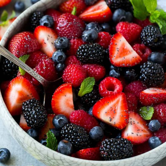 Mixed Berry Fruit Salad