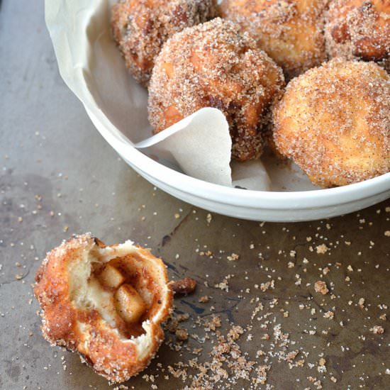 Cinnamon Sugar Apple Donuts