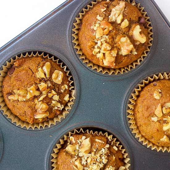 Vegan Banana Nut Muffins