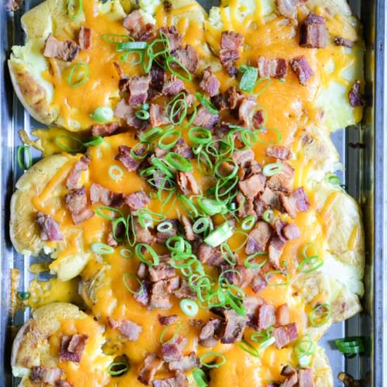 Loaded Smashed Potatoes