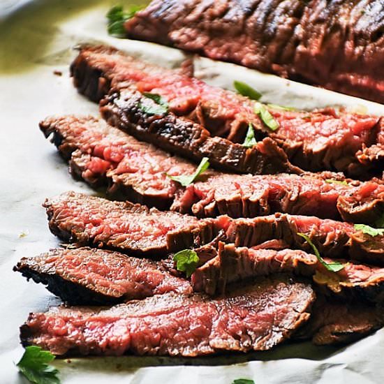Cast Iron Flank Steak