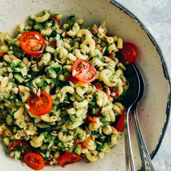Summer Vegan Pasta Salad