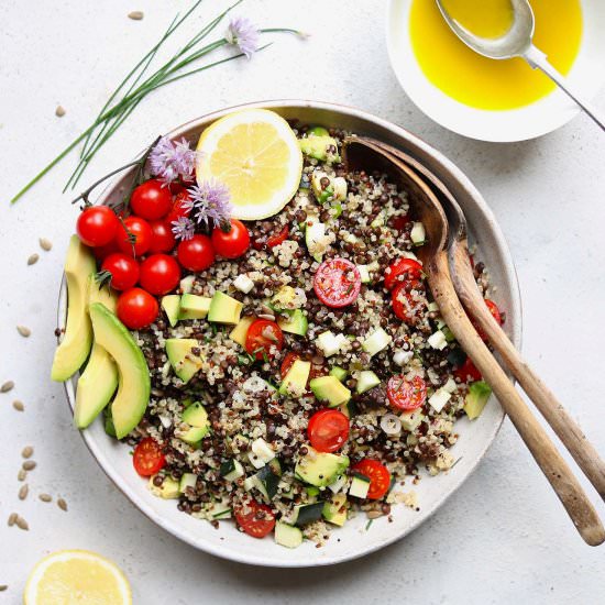 Quinoa Lentil Salad