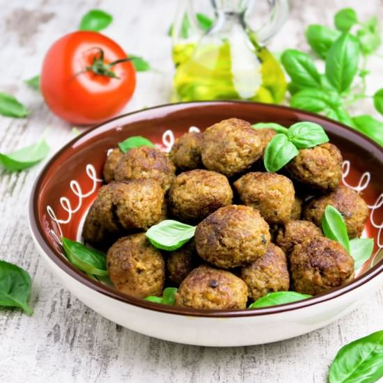 Italian veal meatballs