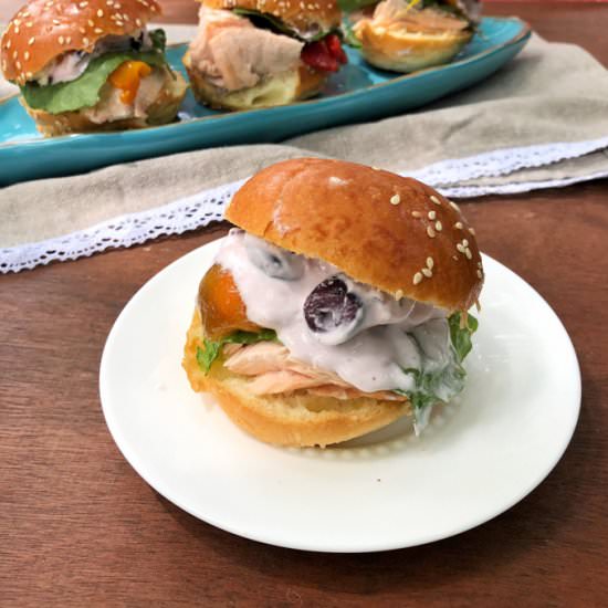Salmon Sliders