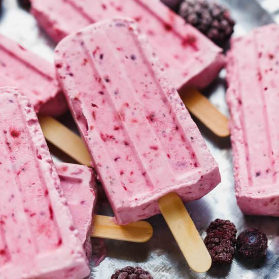 Keto Berry Popsicles
