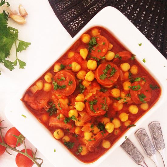 Spanish Chorizo and Chickpea Summer