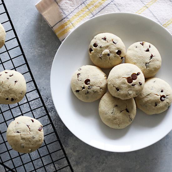 Paleo Vegan Chocolate Chip Cookies