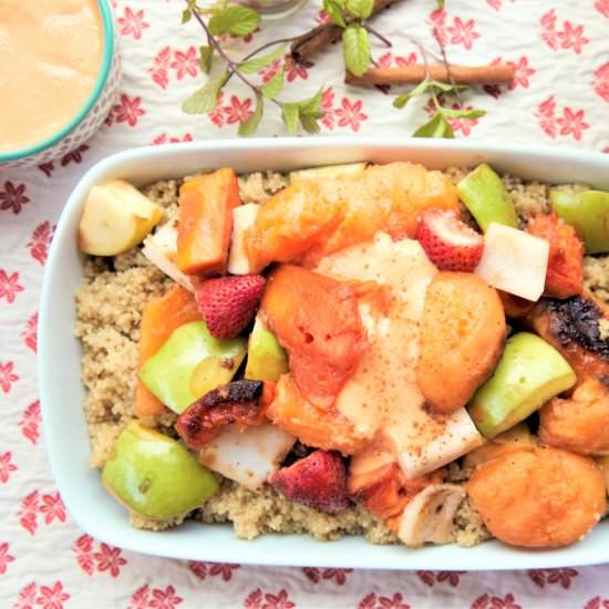 Breakfast Quinoa With Papaya Creme