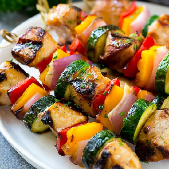 Grilled Chicken Kabobs