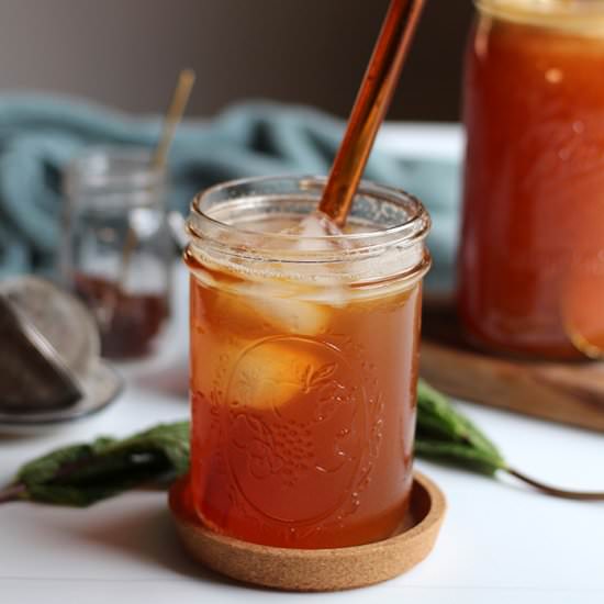 Peach rooibos tea