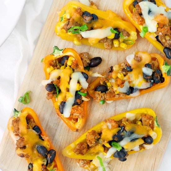 Taco Stuffed Mini Peppers