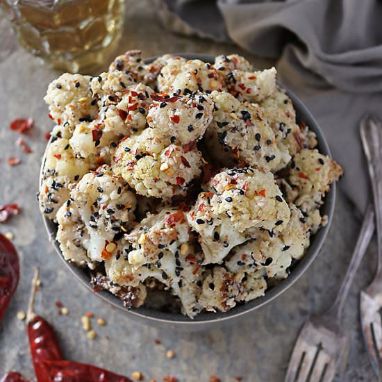 Roasted Cauliflower with Sesame