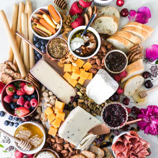 Summer Happy Hour Cheeseboard