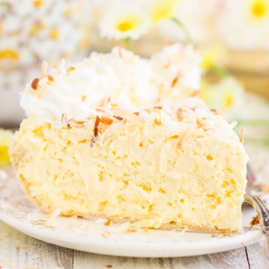 No Bake Coconut Cream Pie