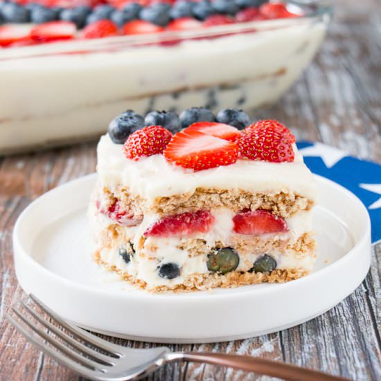 4th of July Icebox Cake