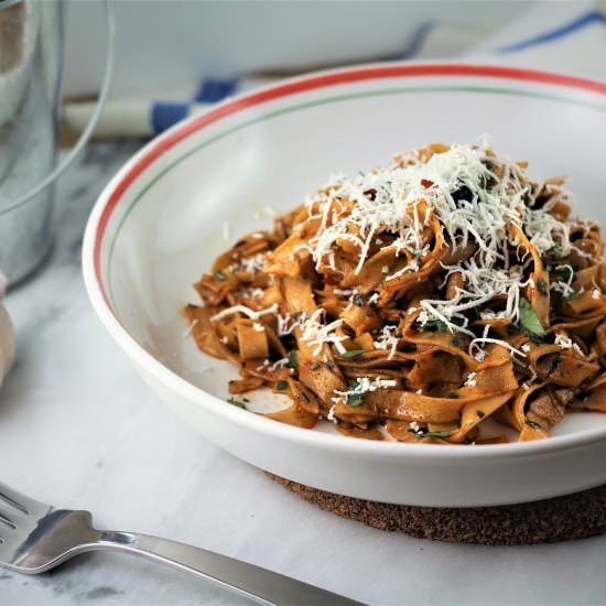 Chickpea Flour Tagliatelle