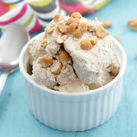 No-Churn Peanut Butter Ice Cream