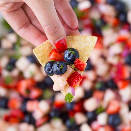 4th of July Fruit Salsa