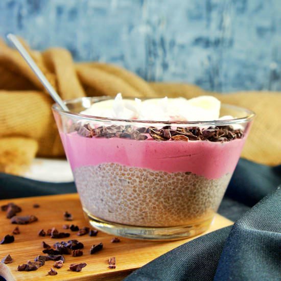 Raspberry Chia Pudding