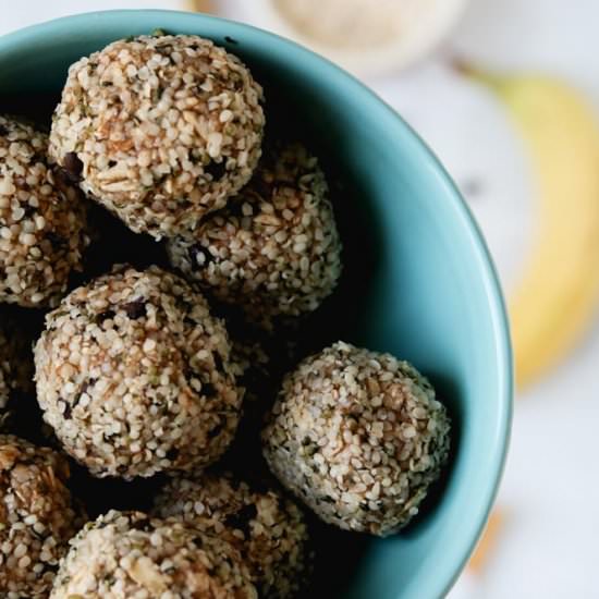 Loaded Banana Bread Energy Bites