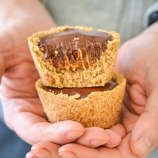 Chocolate Caramel Cookie Cups