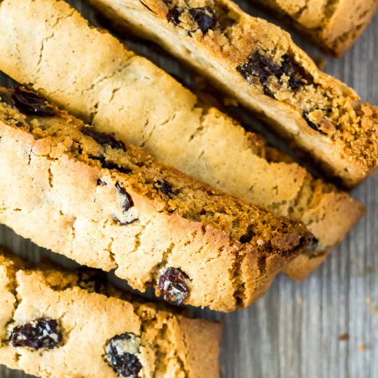 Cinnamon Raisin Biscotti