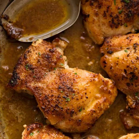 Garlic Chicken Thighs