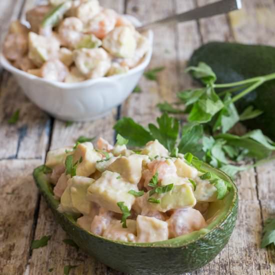 Easy Shrimp Stuffed Avocado