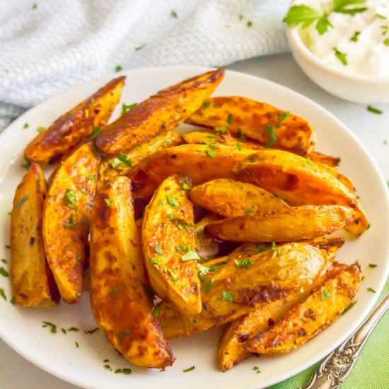 Spicy roasted potatoes