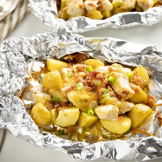 Bacon Ranch Chicken Foil Packets