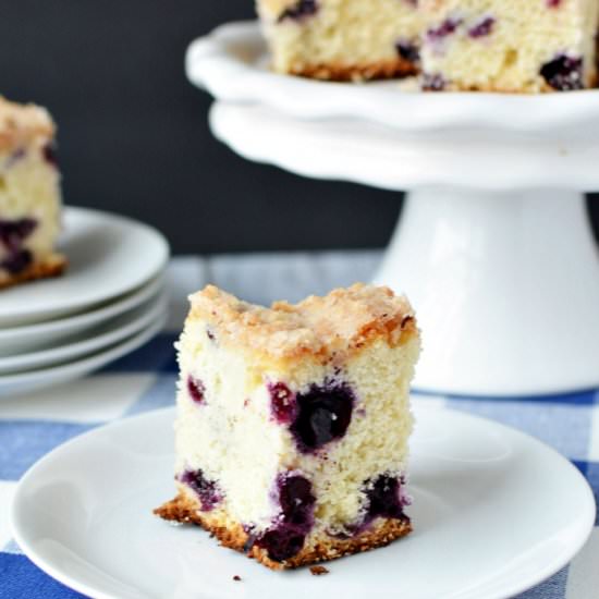 Easy Blueberry Coffee Cake