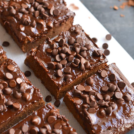 Double Chocolate Chickpea Brownies