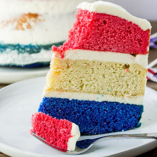 3 Layer Vanilla Cake