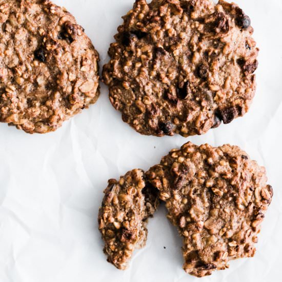 Giant Granola Cookies
