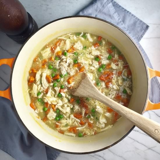 5-Ingredient Chicken Vegetable Soup