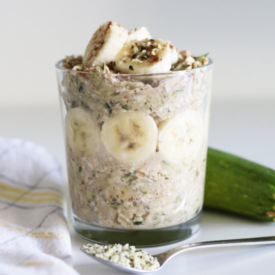 Zucchini Bread Overnight Oats