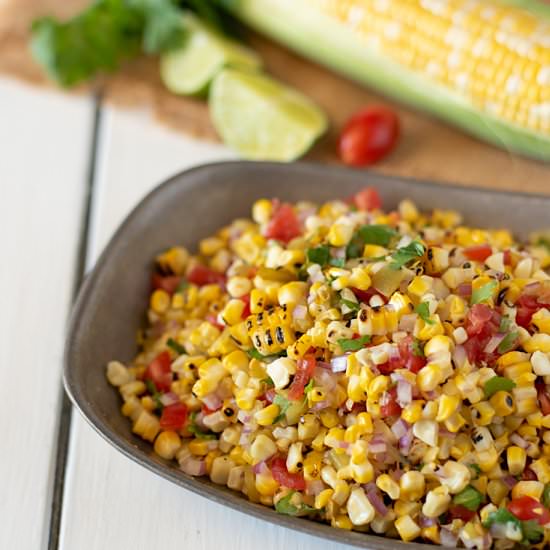 Quick & Easy Grilled Corn Salsa