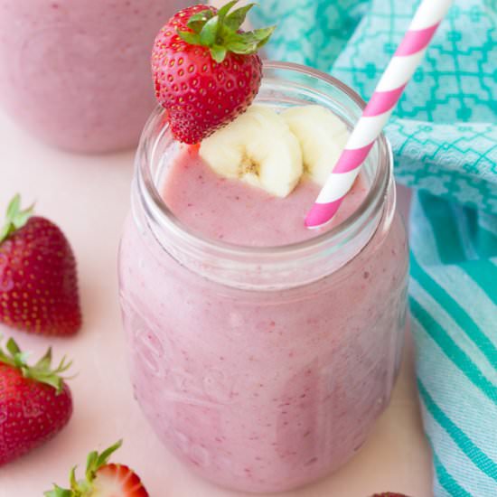 Healthy Strawberry Banana Smoothie