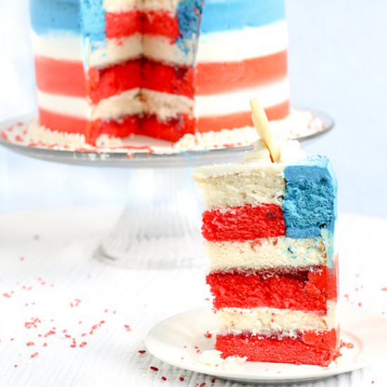 Flag Cake