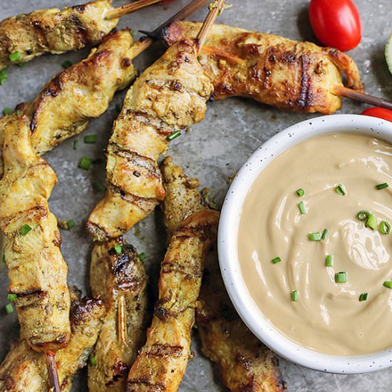 Paleo Whole30 Chicken Satay